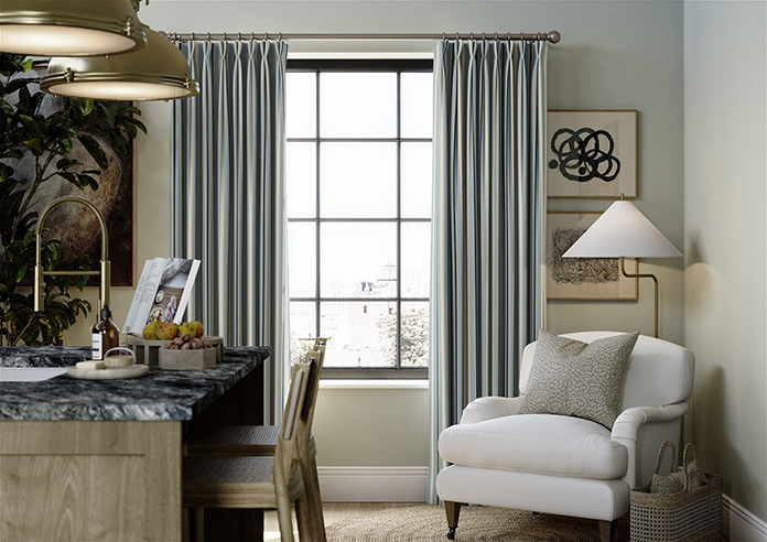 The British Stripe Co. Charles, Polzeath No.1 - Made to Measure Curtains - Image 3